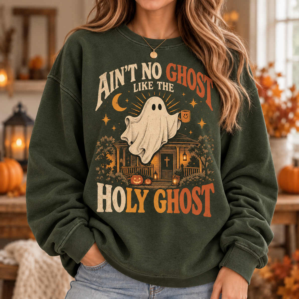 Ain’t No Ghost Like the Holy Ghost Crewneck Sweatshirt
