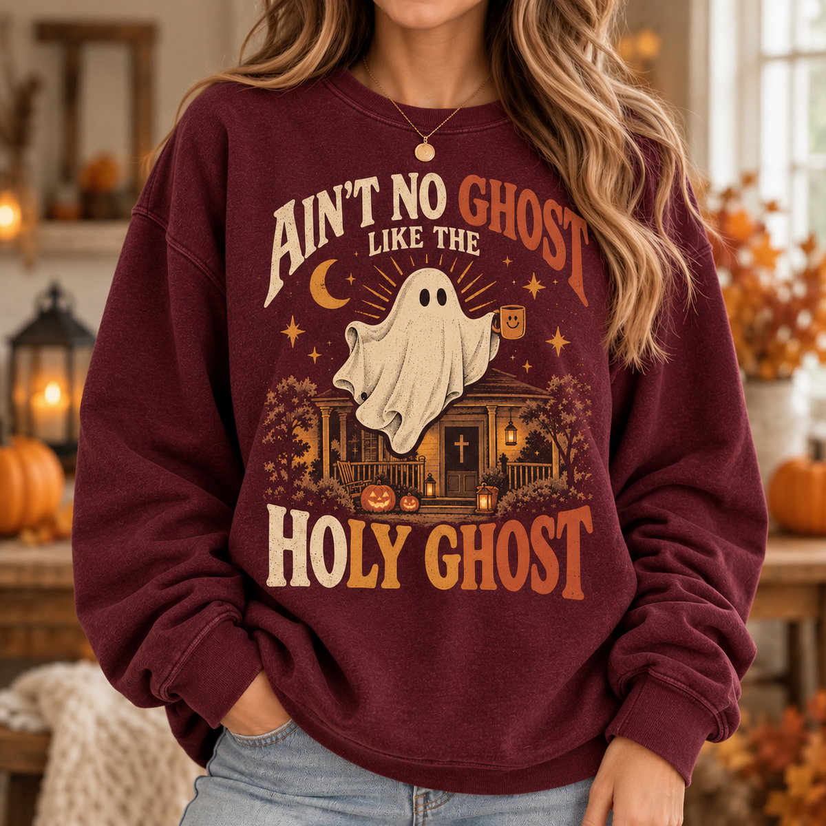 Ain’t No Ghost Like the Holy Ghost Crewneck Sweatshirt