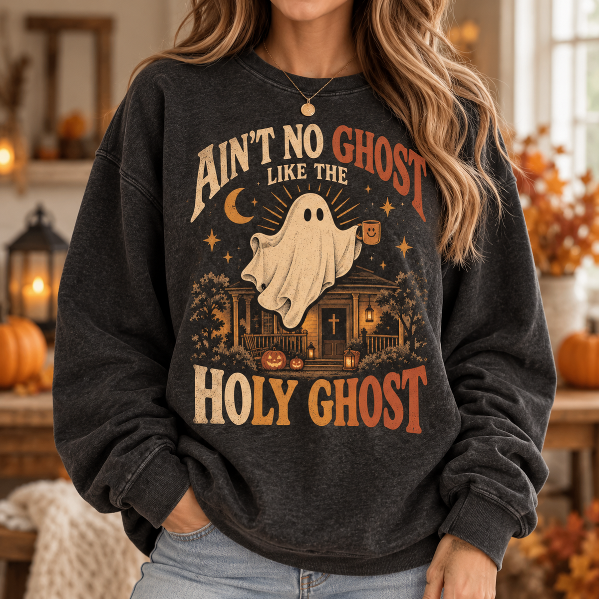 Ain’t No Ghost Like the Holy Ghost Crewneck Sweatshirt
