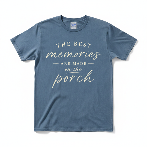 Best Memories Tee - Denim