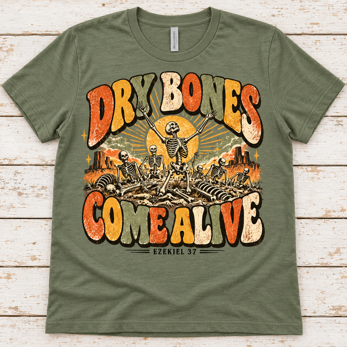 Dry Bones Come Alive Tee — Adult