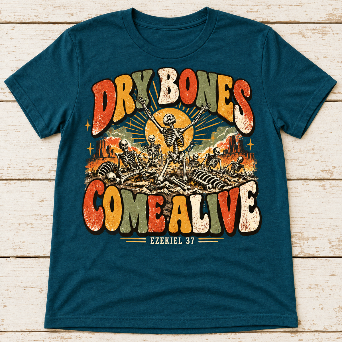 Dry Bones Come Alive Tee — Adult