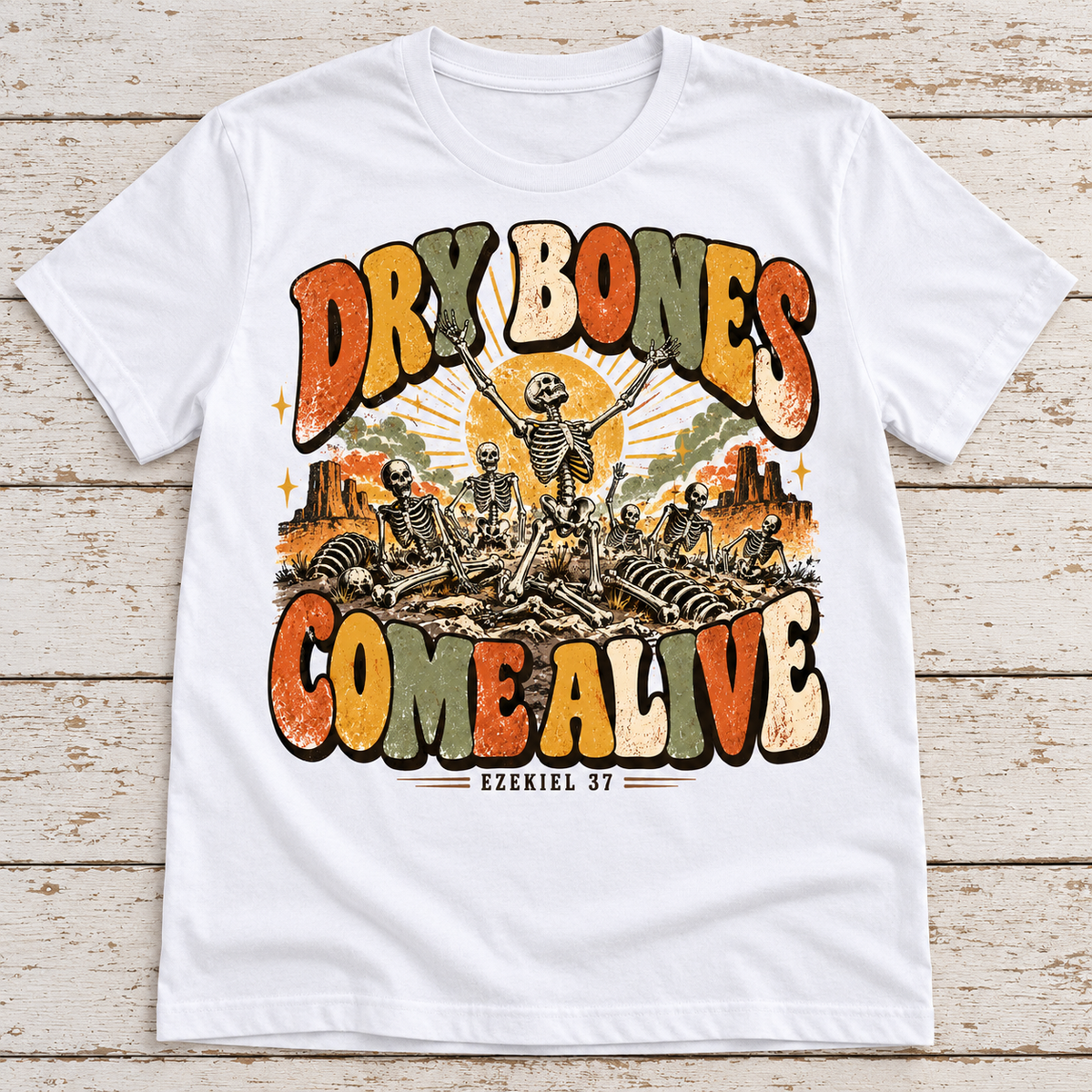 Dry Bones Come Alive Tee — Adult