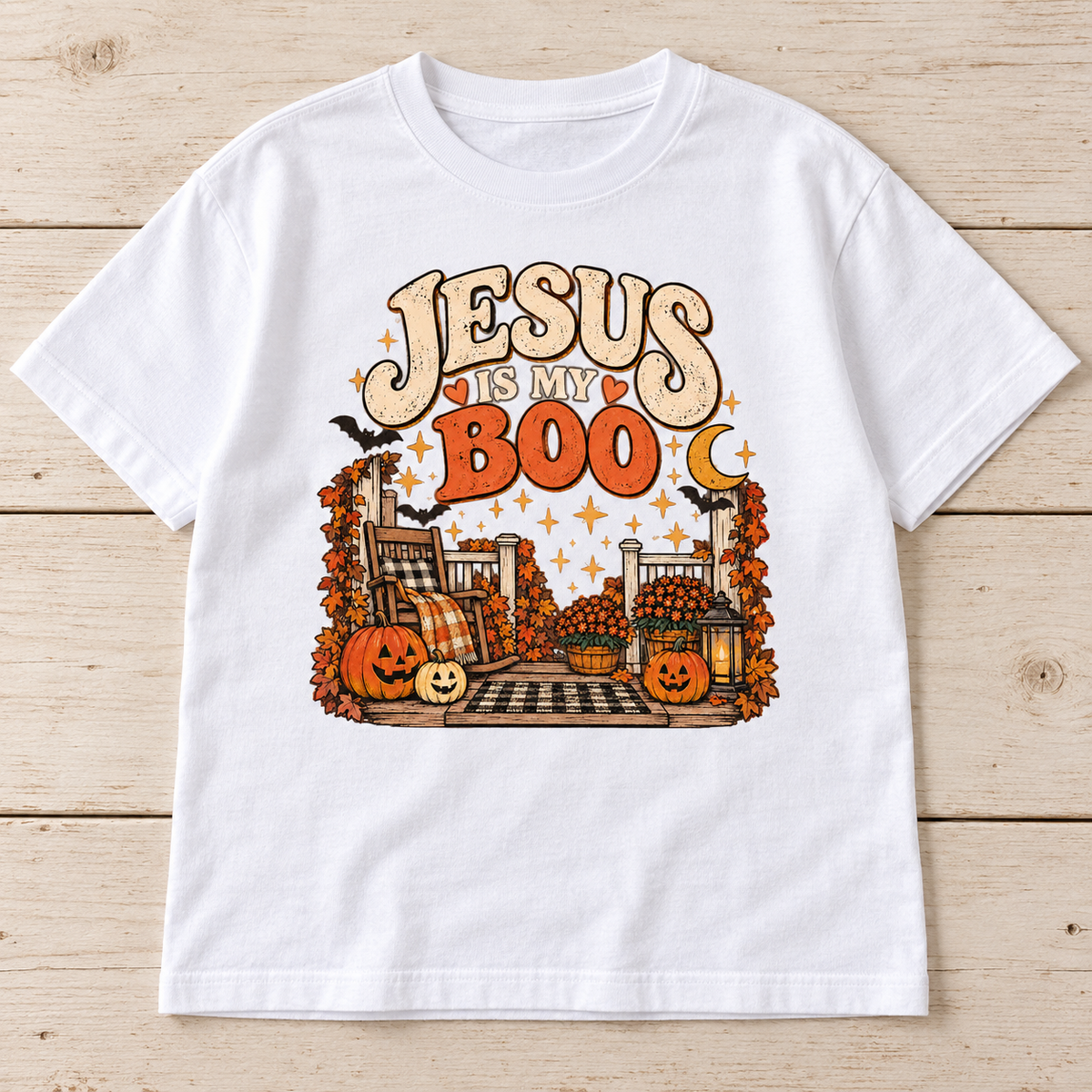 Jesus Is My Boo Tee — Kids