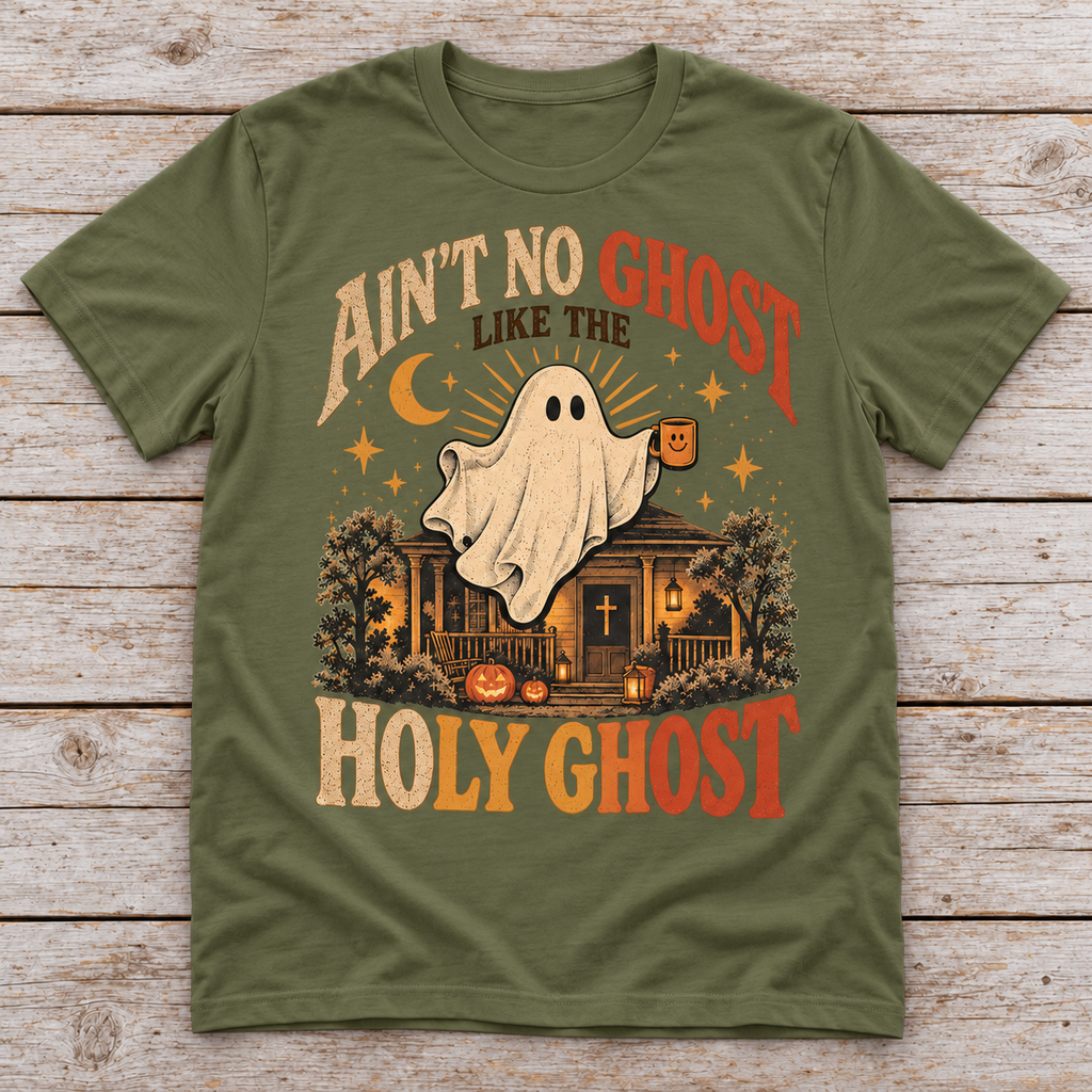 Ain’t No Ghost Like the Holy Ghost Tee — Adult