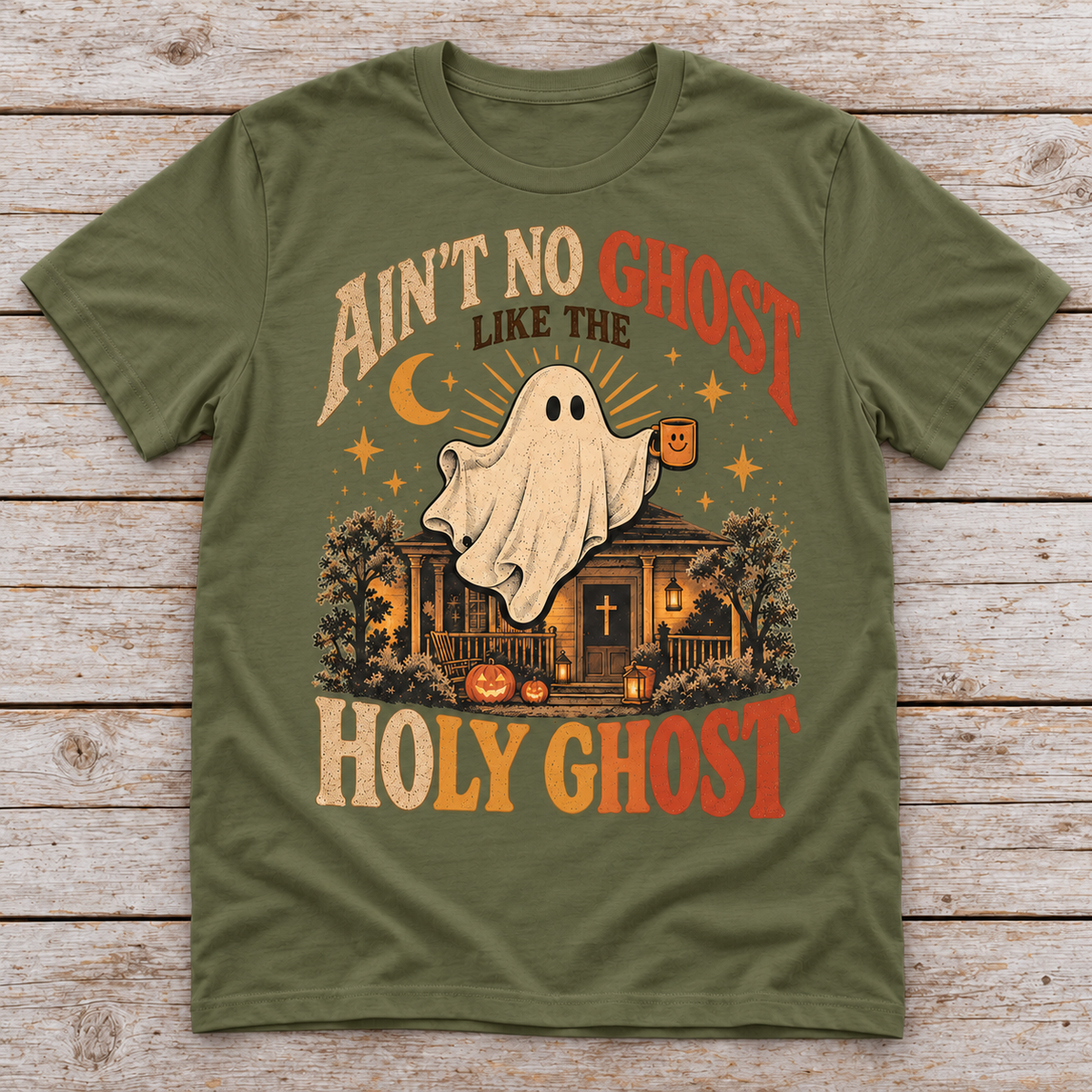 Ain’t No Ghost Like the Holy Ghost Tee — Adult