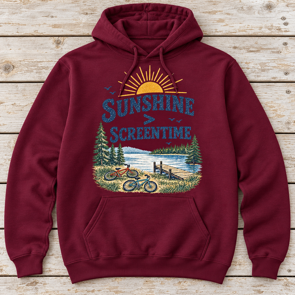 Sunshine > Screentime Hoodie — Adult