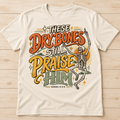 These Dry Bones Still Praise Him Tee — Adult